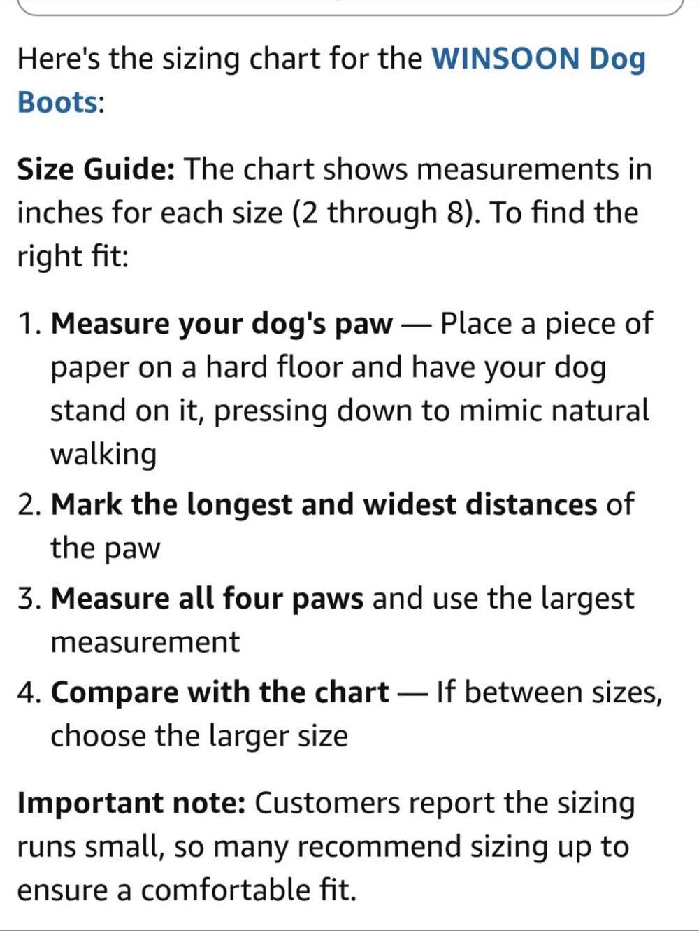 NWT WINSOON Winter Dog Boots Faux Fleece Lined Paw Protectors - Picture 7 of 7